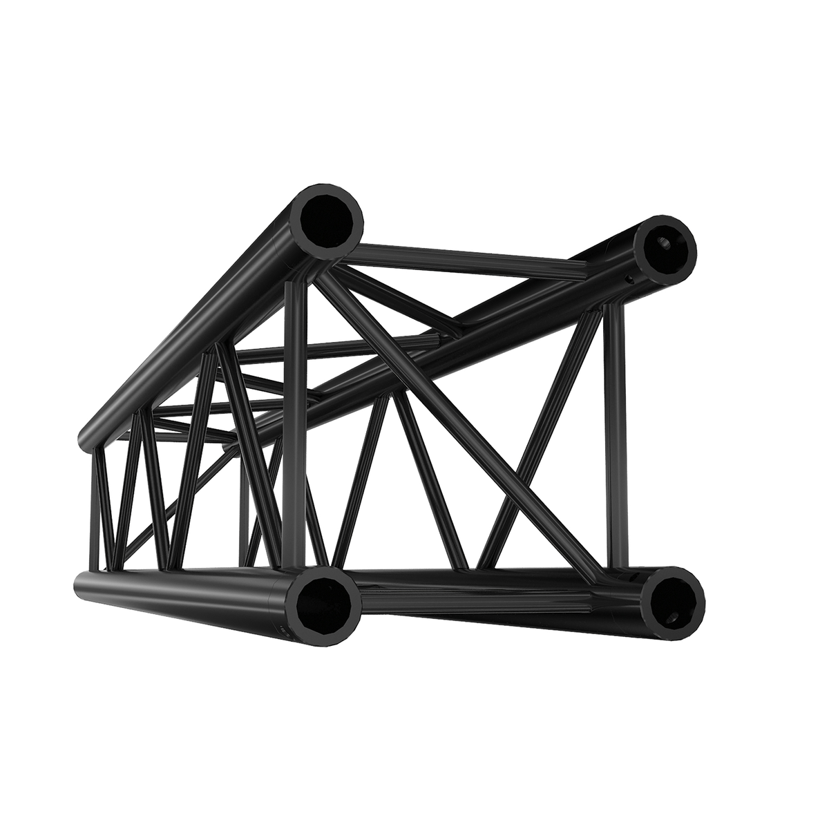 Pro-30 Square Heavy Duty F-truss, rak 3 000 mm, svart