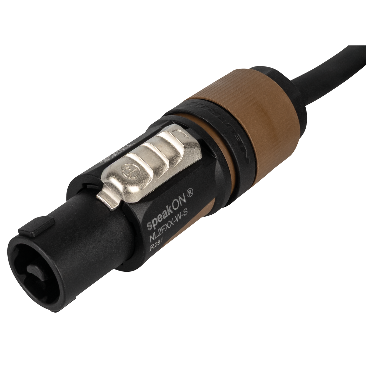 Högtalarkabel speakON NL2 till speakON NL2, 2 × 2,5 mm², Neutrik, 20 m