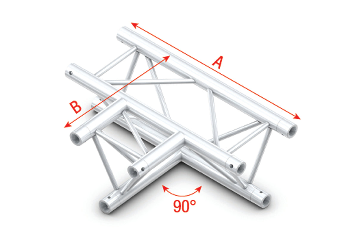 Pro-30 Triangle F Truss - 3-way horizontal - 50 cm F (Prolyte Ø 27,8 mm compatible)