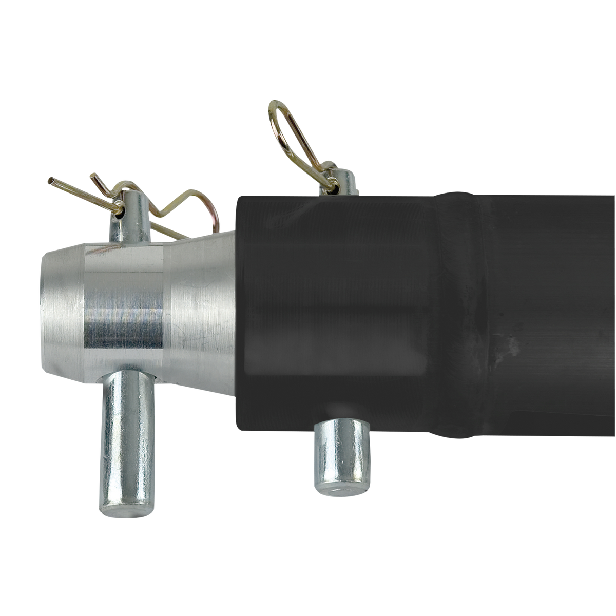 Enkelrör 50 mm, G-system, 250 mm, svart