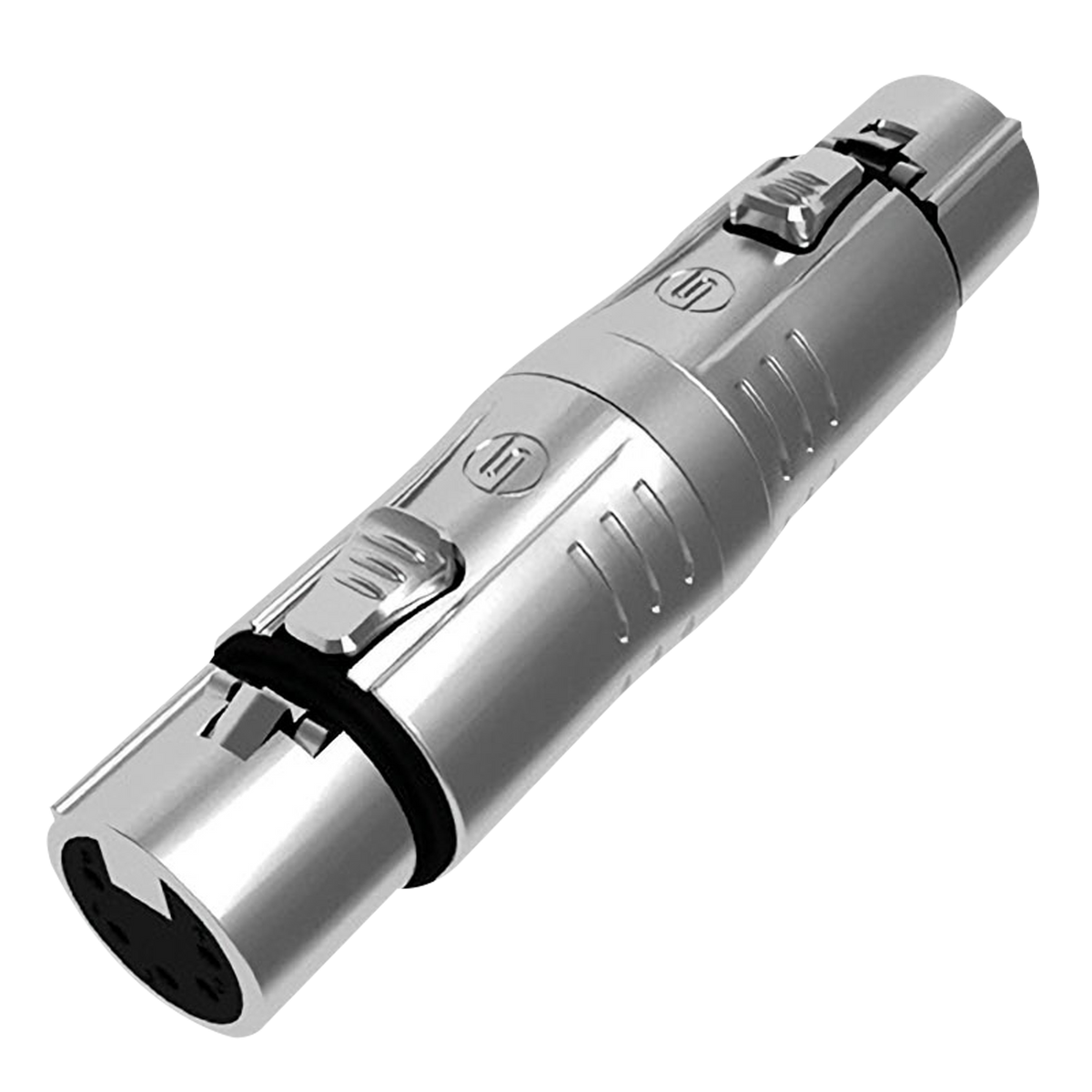Adapter XLR 5-polig hona till XLR 3-polig hona, guldkontakter