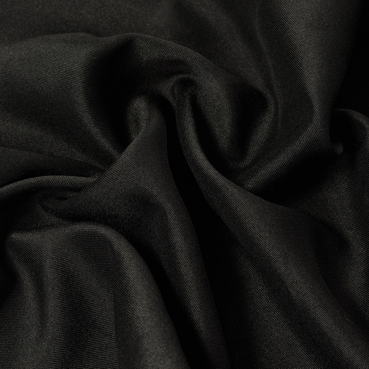 Satin halvblank 280 cm IFR – Svart