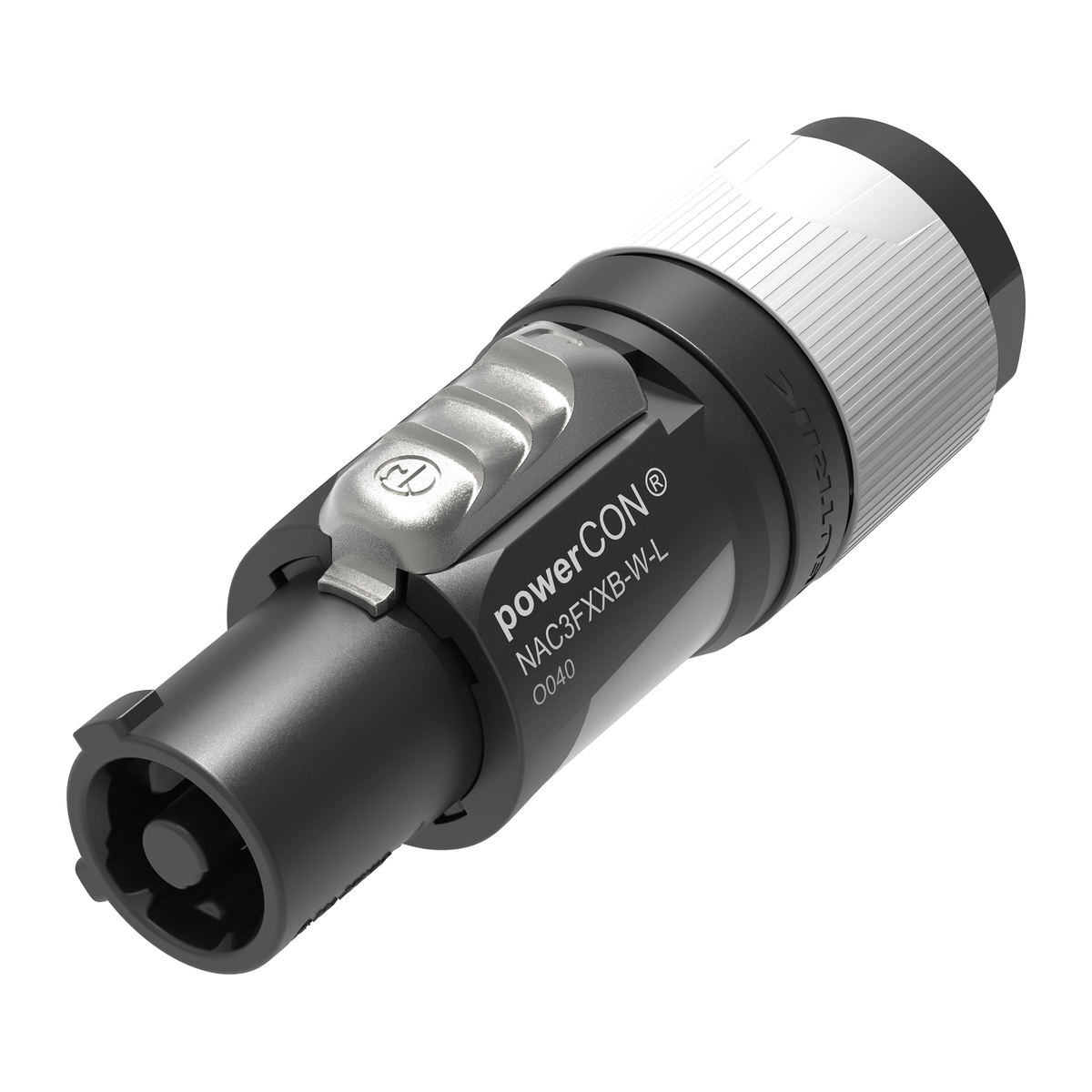 powerCON-kabelkontakt, grå/vit, kabel 10–16 mm