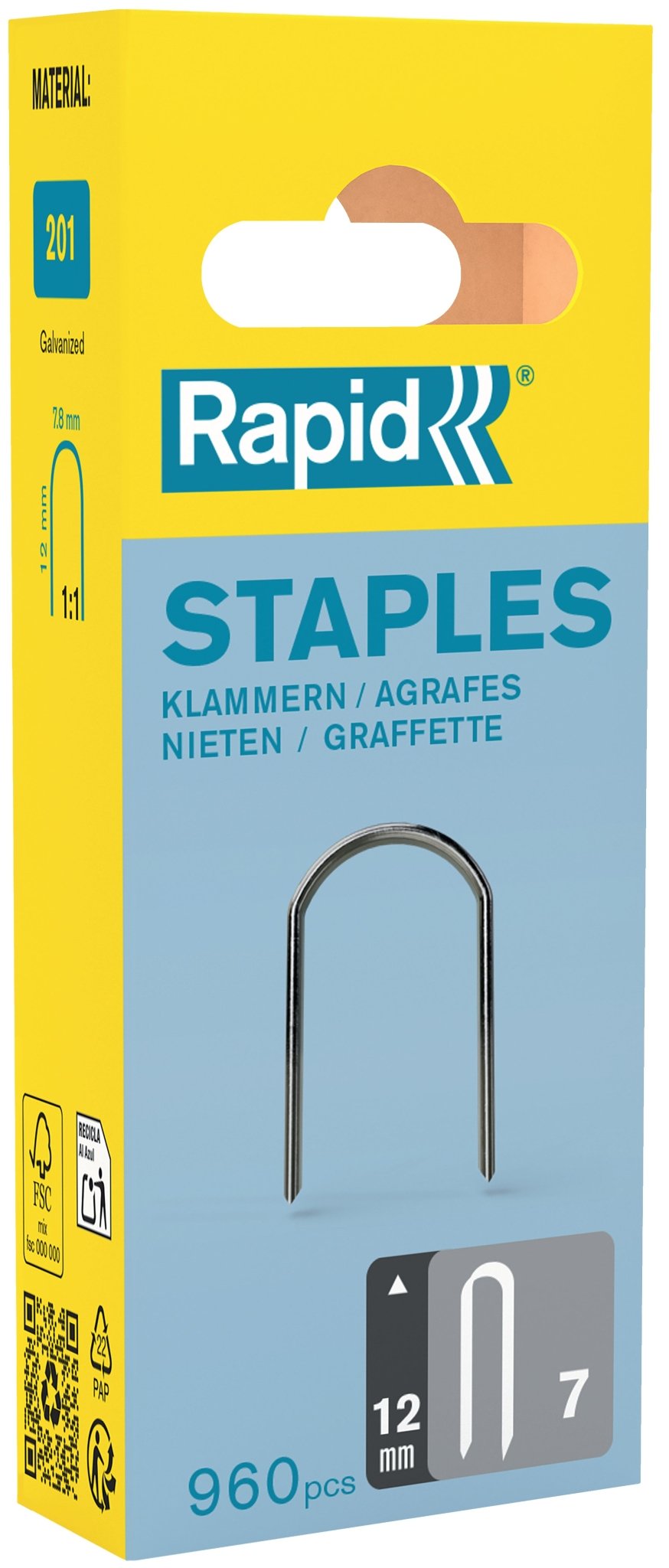 Rapid kabelklammer 7 – 7/12 mm