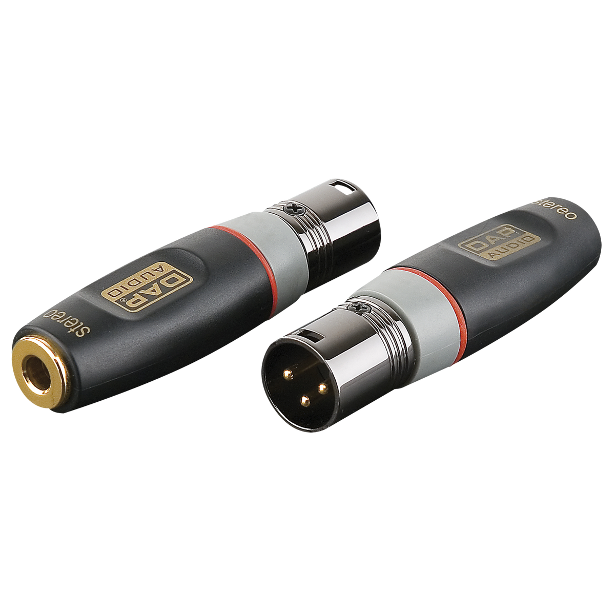 Adapter XLR 3-polig hane till telejack balanserad