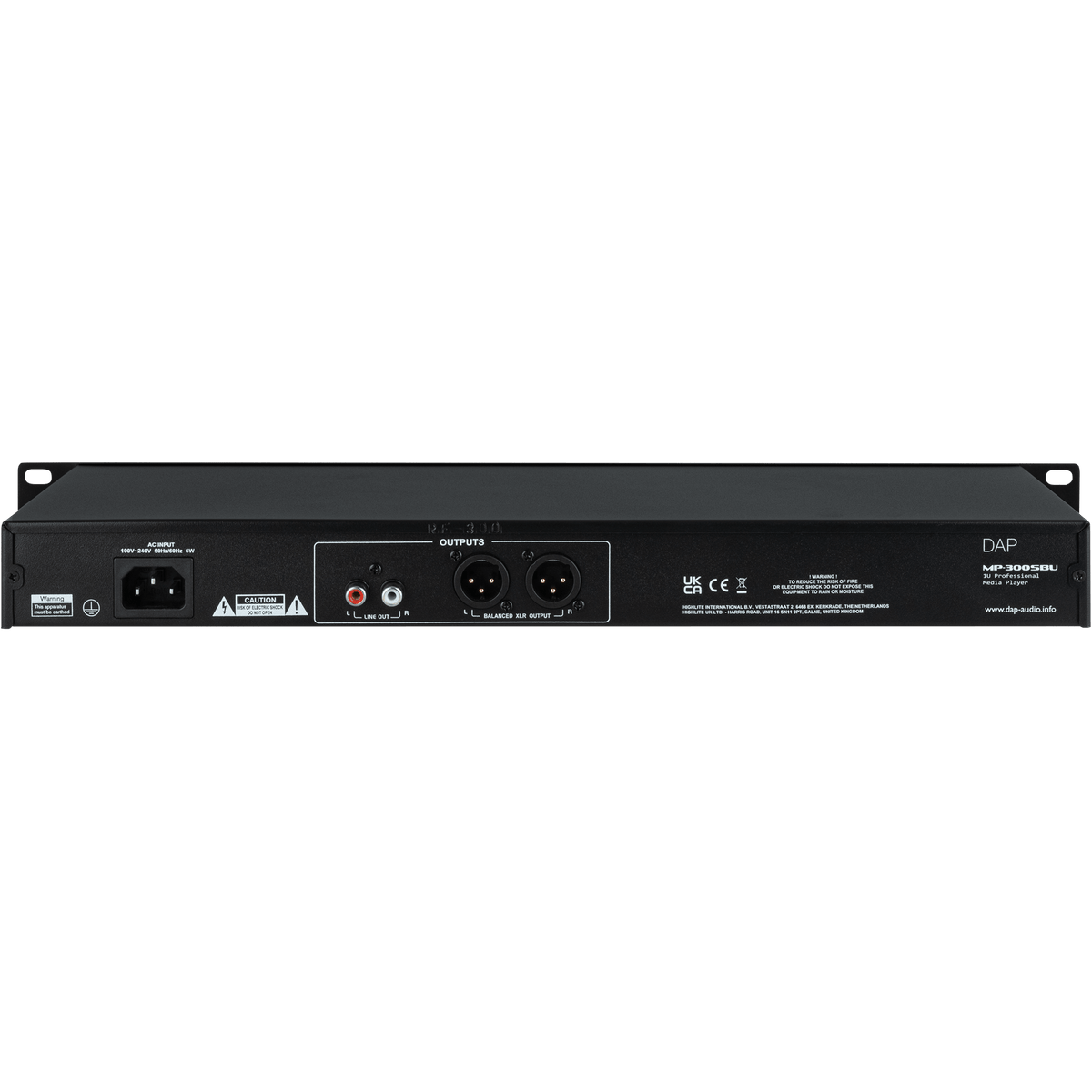 MP-300SBU multimediaspelare