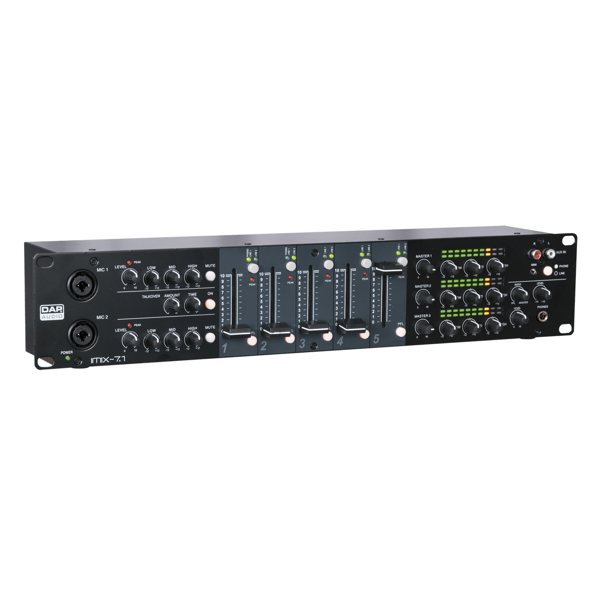 IMIX-7.1 installationsmixer, 2U