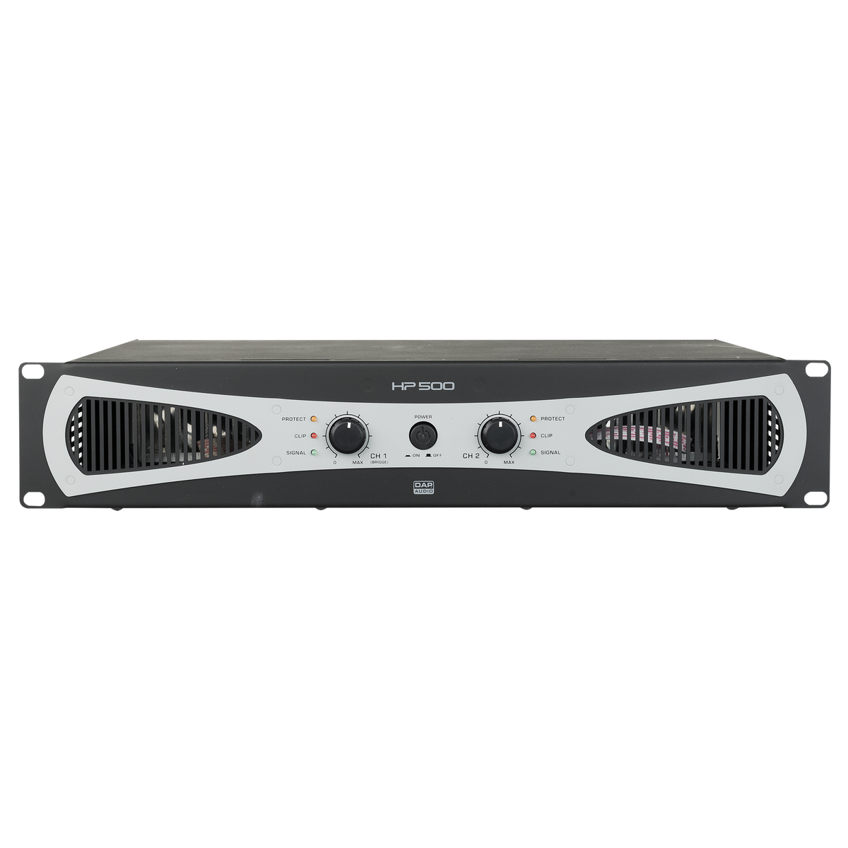 HP-500 slutsteg, 2 kanaler, 2 × 200 W