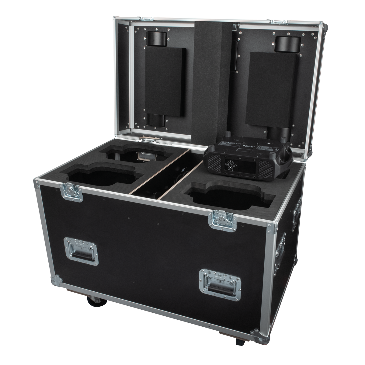 Flightcase för 4 × Furion B402 Beam