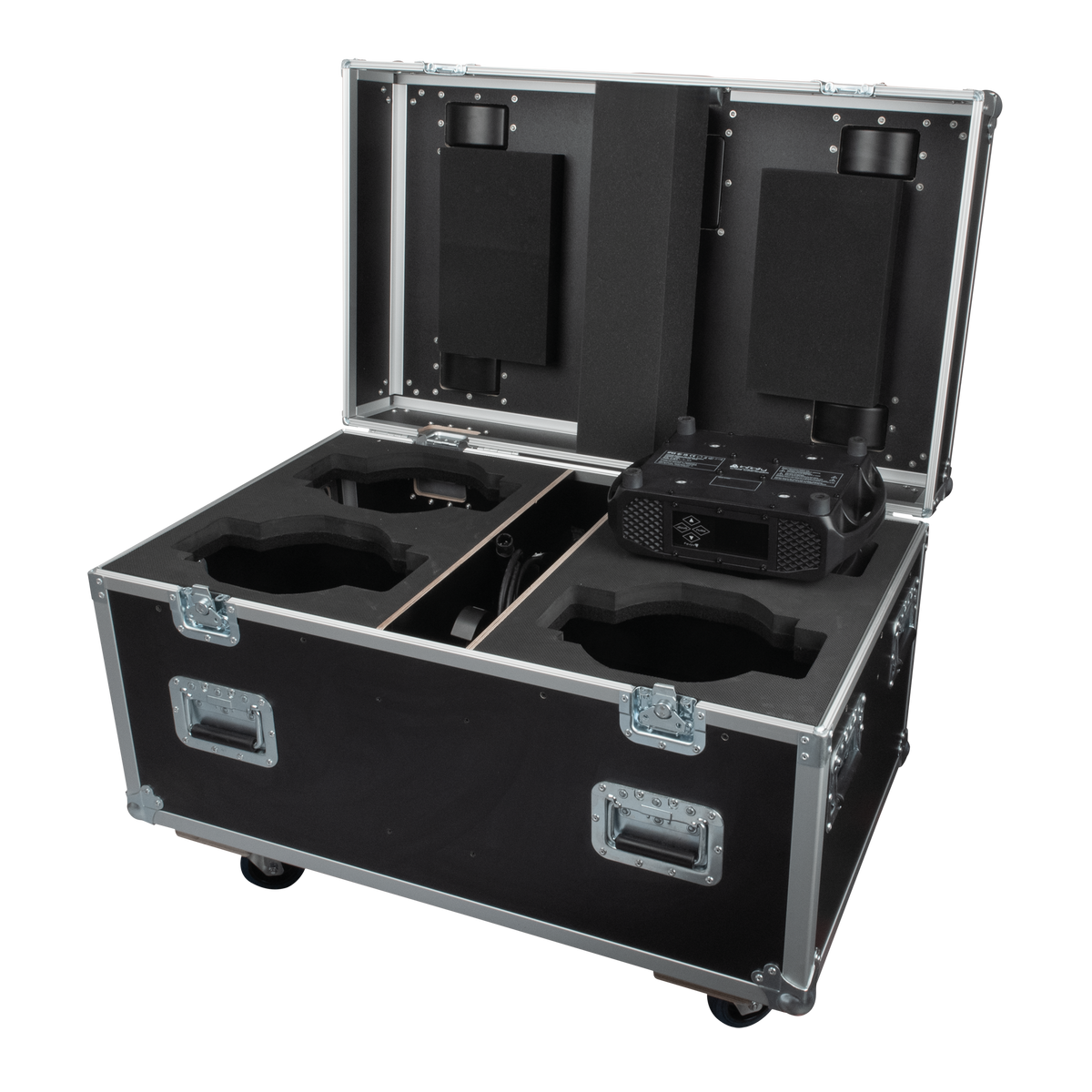 Flightcase för 4 × Furion W402 WashBeam