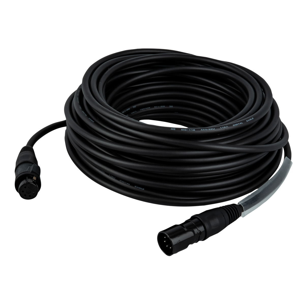 DMX/AES-EBU-kabel XLR 5-polig hane till XLR 5-polig hona, Rean RCX5, IP65, 15 m