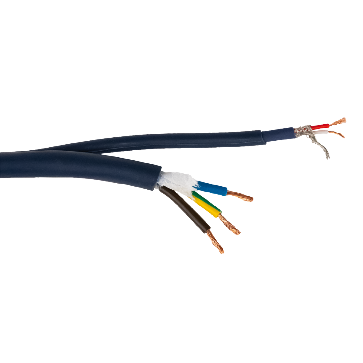 Hybridkabel powerCON TRUE1 och XLR 3-polig, DMX/ström, 1,5 m
