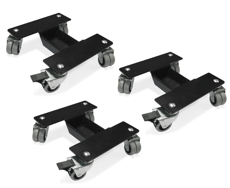 Pianotralla CP-04 – set om 3 benvagnar för flygel