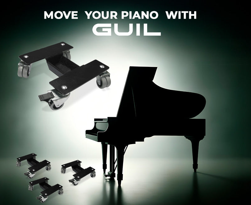 Pianotralla CP-04 – set om 3 benvagnar för flygel