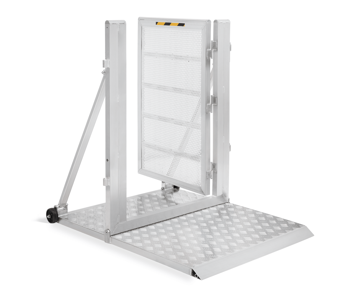 Publikgrind ATV-08 i aluminium med hjul
