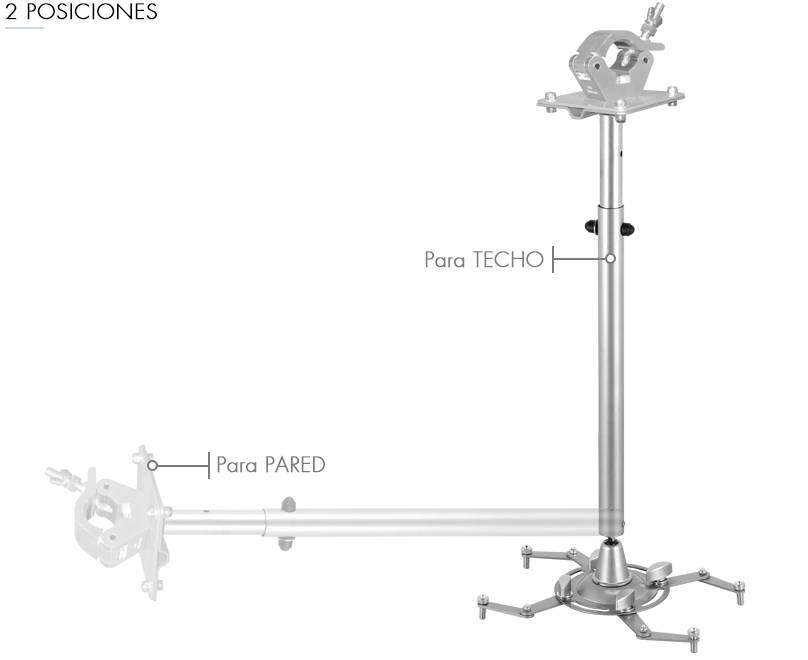 Projektorfäste för truss PTR-14/G och PTR-15/G