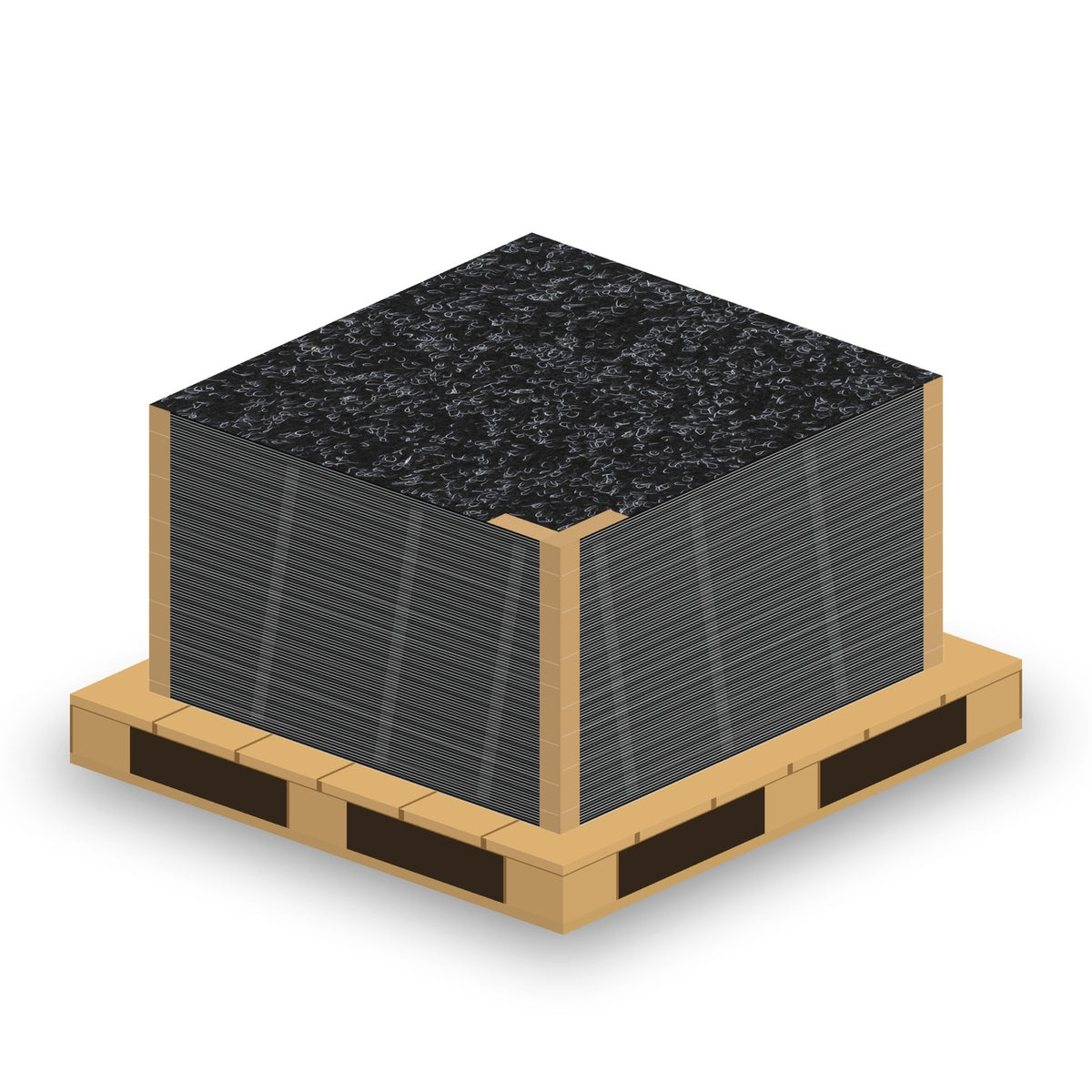 Illustration: pall med 100 plattor Expoquadra Black