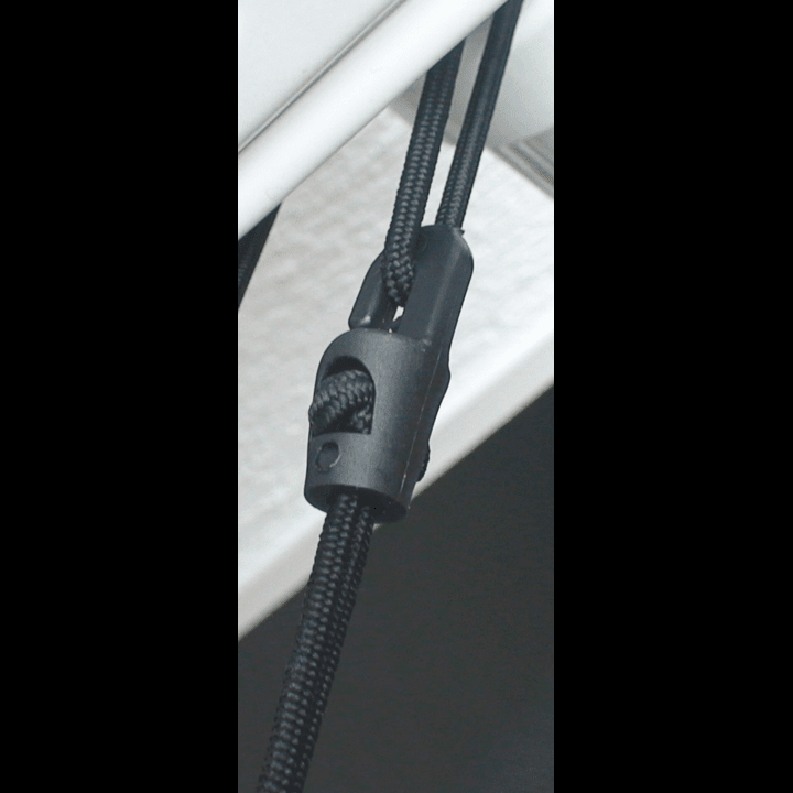 Spanfix bungeesnöre 25 cm – Svart