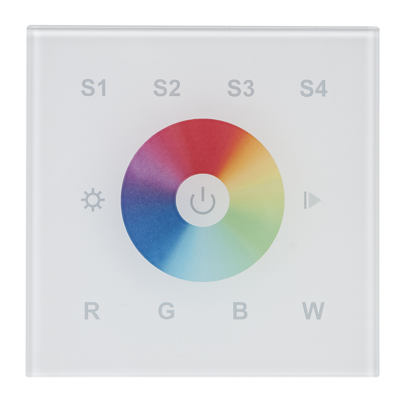 Play-XV väggpanel en zon RGBW, RF/DMX