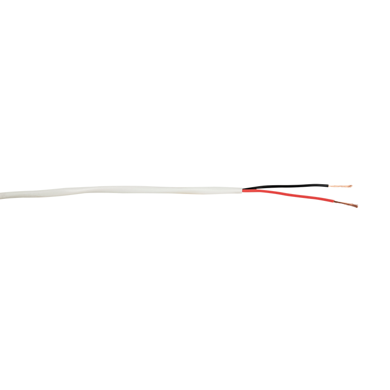 SPC-225 CPR högtalarkabel 2 × 2,5 mm², Dca-s2,d0,a3, vit, 300 m på rulle
