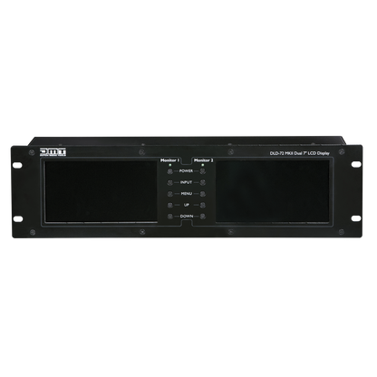 DLD-72 MKII dubbel 7"-monitor för rack med HDMI-länk