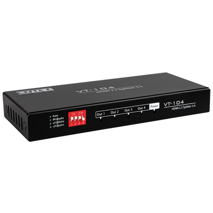VT104 HDMI 2.1-splitter 1:4