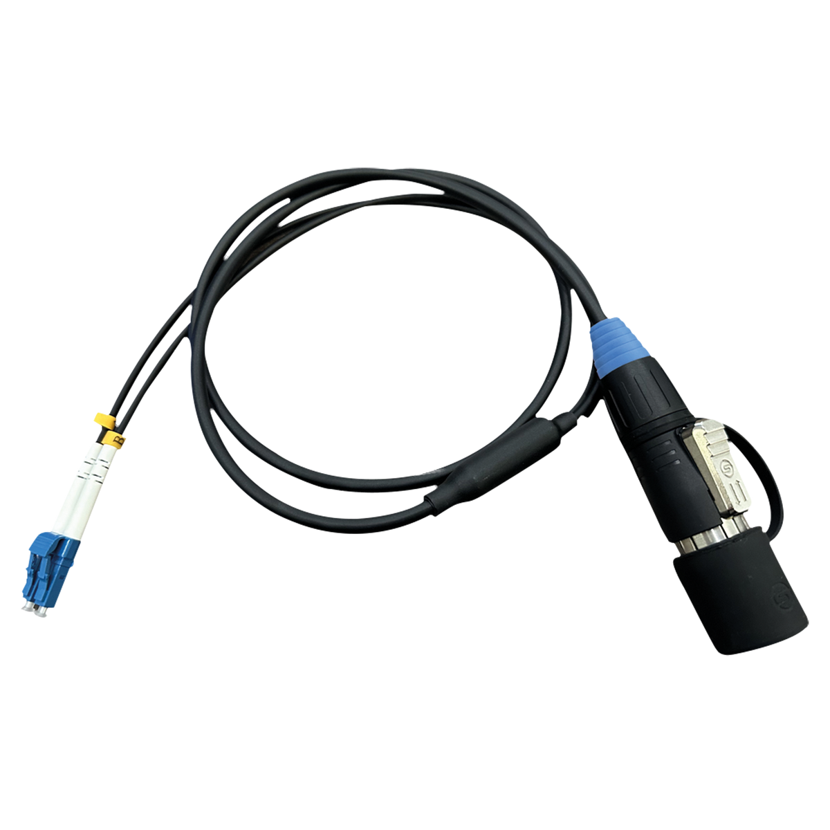 Fiberoptisk breakout-kabel singlemode med SO2M-kontakt, IP65, 1 m
