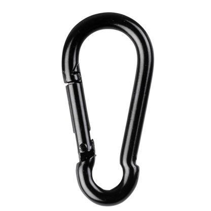 Karbinhake 6 × 60 mm, 10-pack, svart