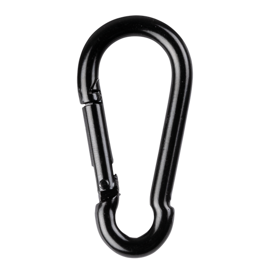 Karbinhake 6 × 60 mm, 10-pack, svart