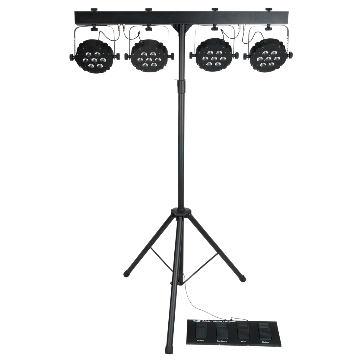 Compact Power Light Set MKII, ljusset med 4 RGB LED-spotlights