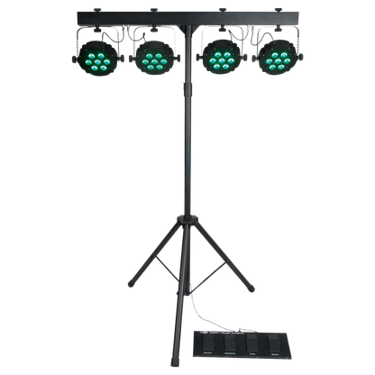 Compact Power Light Set MKII, ljusset med 4 RGB LED-spotlights