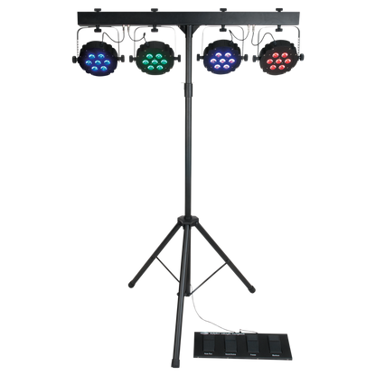 Compact Power Light Set MKII, ljusset med 4 RGB LED-spotlights