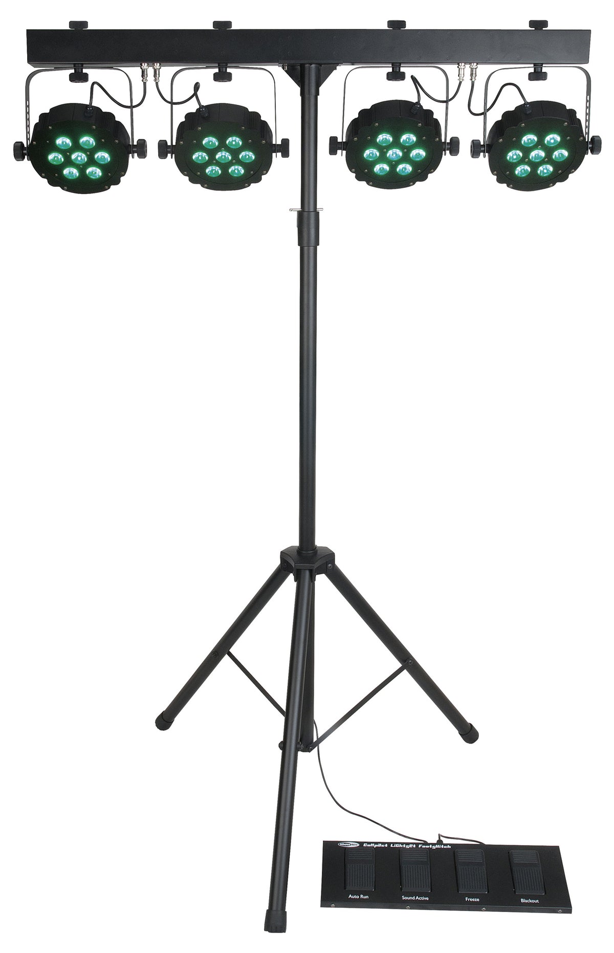Compact Power Light Set MKII, ljusset med 4 RGB LED-spotlights