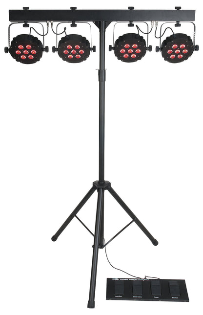 Compact Power Light Set MKII, ljusset med 4 RGB LED-spotlights