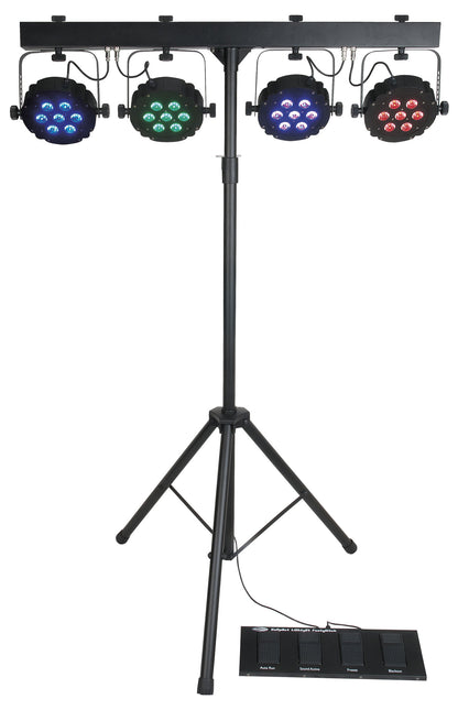 Compact Power Light Set MKII, ljusset med 4 RGB LED-spotlights