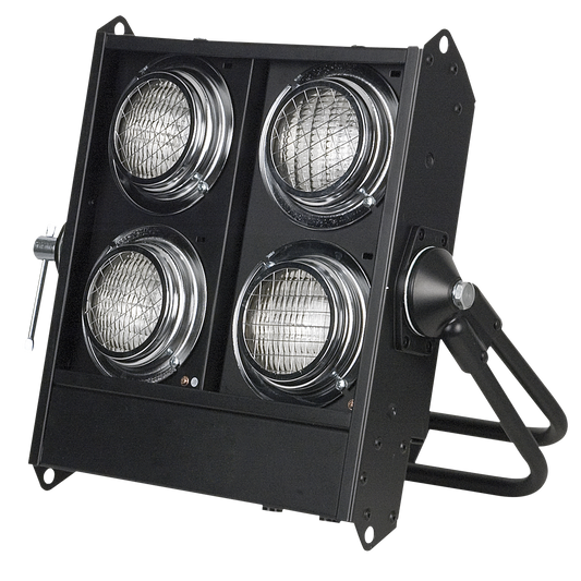 Stage Blinder 4 DMX, 4-lampors blinder med inbyggd dimmer