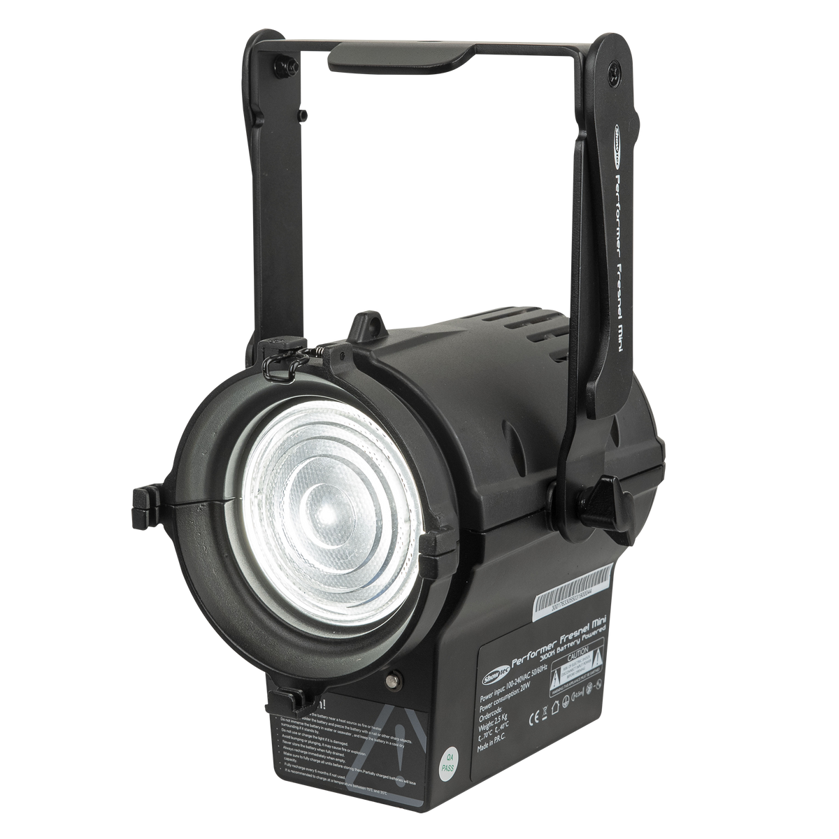 Performer Fresnel Mini DMX, LED-fresnel 30 W varmvit
