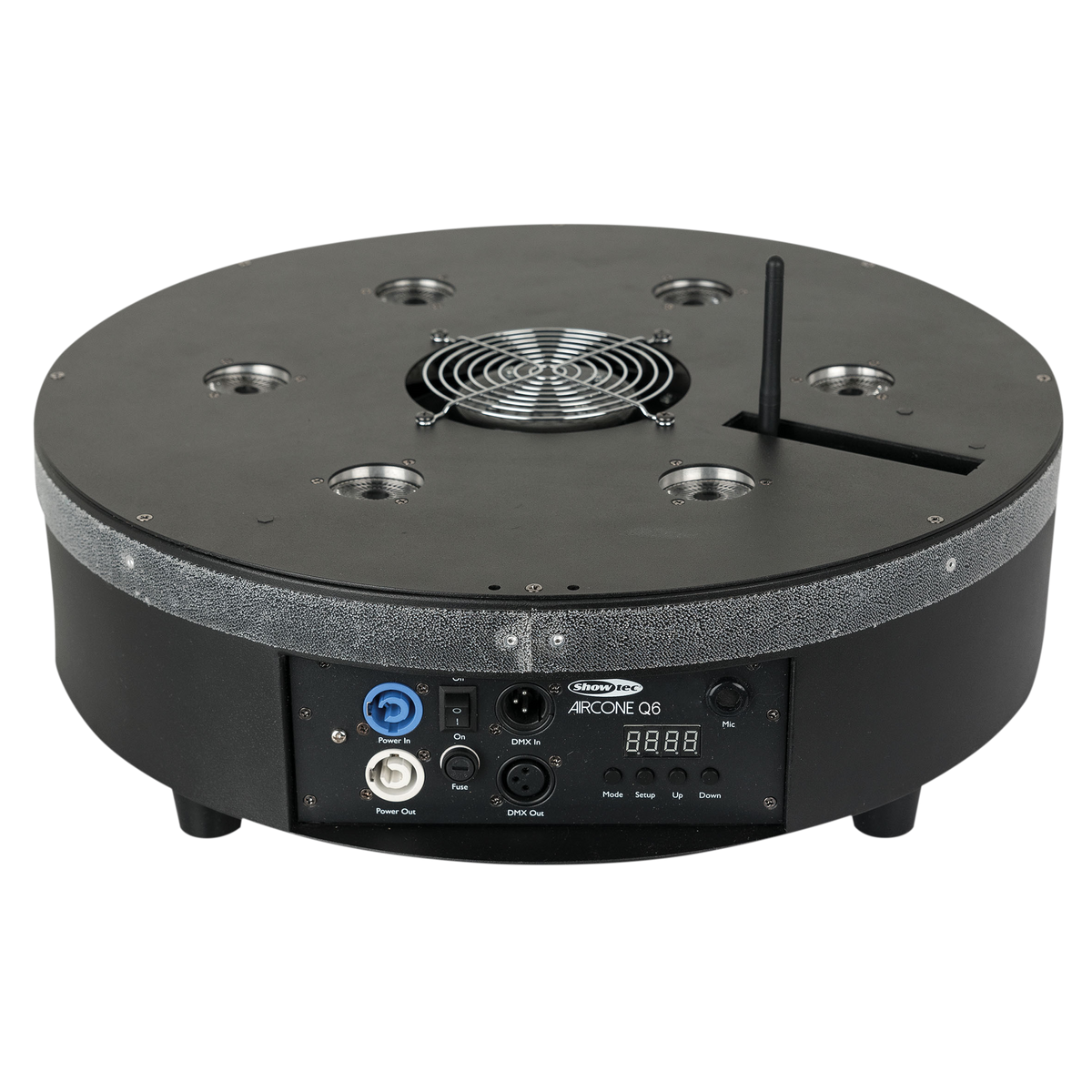 Aircone Q6, uppblåsbar LED-kon RGBWA-UV