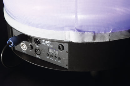 Aircone Q6, uppblåsbar LED-kon RGBWA-UV