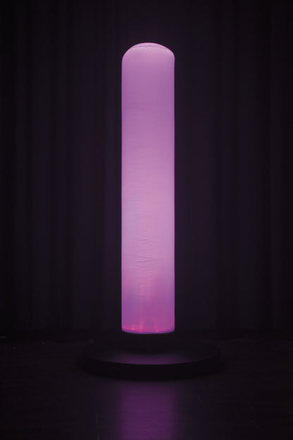 Aircone Q6, uppblåsbar LED-kon RGBWA-UV