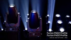 Furion P402 Profile, vit LED-profil-moving head
