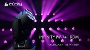 IW-741, RGBW LED-wash-moving head med zoom