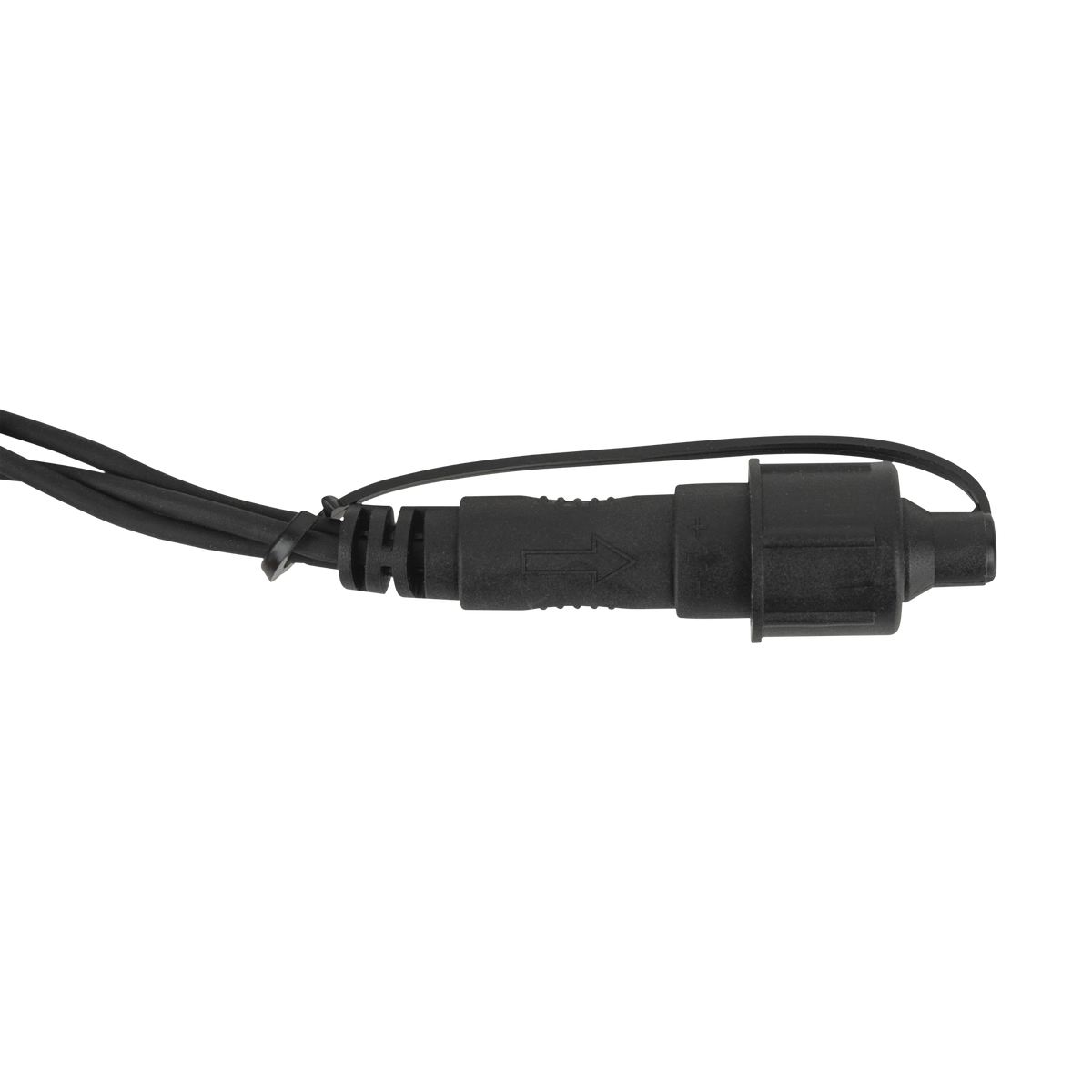 LED Rubber Static String Light, varmvit ljusslinga, svart