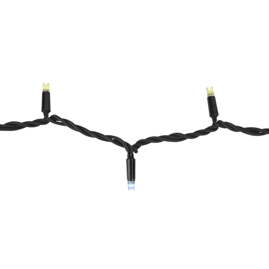 LED Rubber FX Light, varmvit ljusslinga med effekter, svart