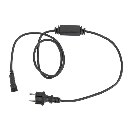 Strömkabel för LED String/Icicle, svart, Schuko