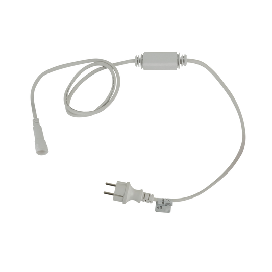 Strömkabel för LED String/Icicle, vit, Schuko