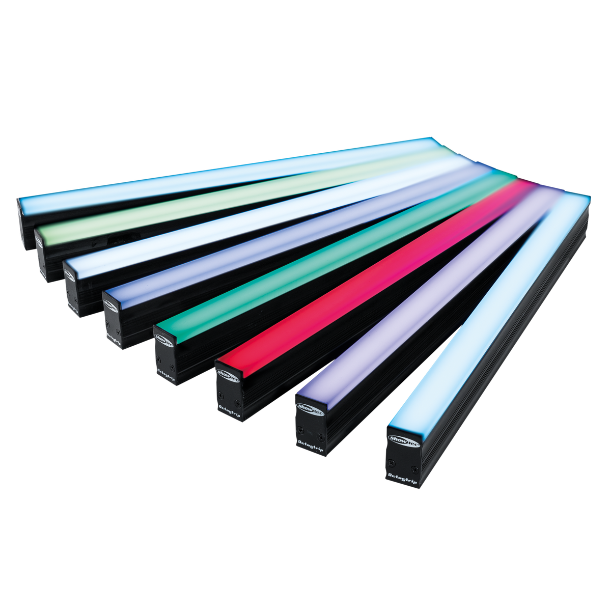 LED Octostrip Set MKII, 8 RGB LED-lister med styrenhet