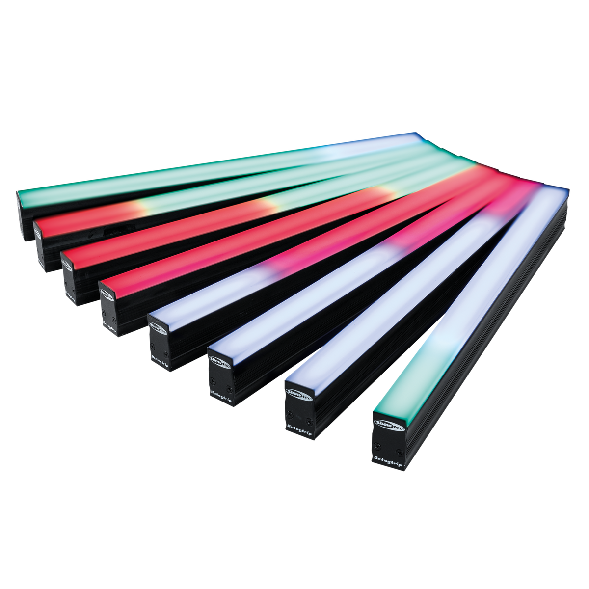 LED Octostrip Set MKII, 8 RGB LED-lister med styrenhet