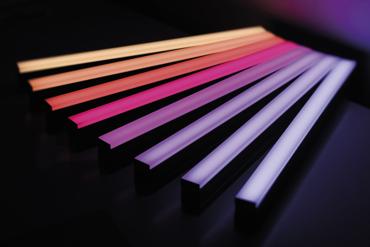 LED Octostrip Set MKII, 8 RGB LED-lister med styrenhet