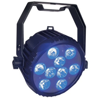 Power Spot 9 Q6 Tour, LED-spot 9 × 12 W RGBWA-UV